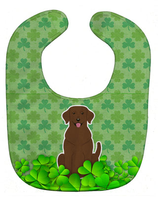 Dog Breed Shamrocks Baby Bib