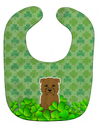 Dog Breed Shamrocks Baby Bib