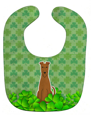 Dog Breed Shamrocks Baby Bib