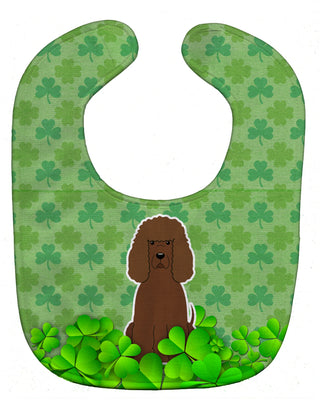 Dog Breed Shamrocks Baby Bib