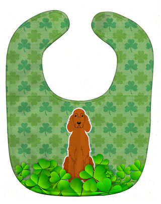 Dog Breed Shamrocks Baby Bib