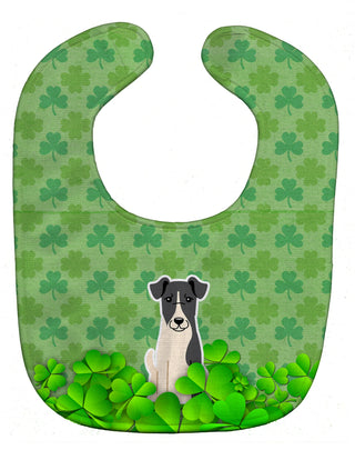 Dog Breed Shamrocks Baby Bib