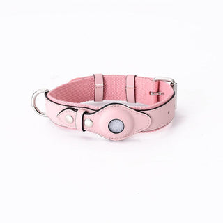 Pet Collar Tracker Cover - Stylish Leather Protection For Airtag-3