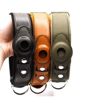 Premium Leather Dog Collar With Location Tracking-2