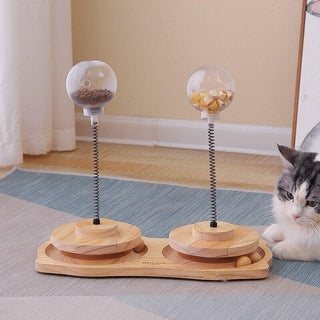Interactive Cat Treat Dispenser: Engage, Entertain, And Reward Your Feline Friend-4