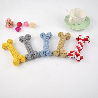 Bite-Resistant Cotton Rope Knot Toy For Dogs-4