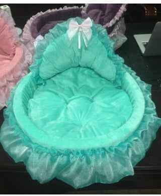 Cozy Haven Lace Pet Bed-5